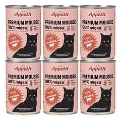 COMFY APPETIT PREMIUM putėsiai su jautiena katėms 6x400g