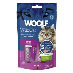Woolf Wildcat Duck and Catnip Cream laižomas skanėstas katėms