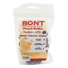 Bont mėsos kamuoliukai Fleisch-Bollies 150 g, skanėstai šunims — 3 nuotrauka