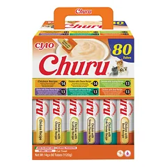 INABA Churu katėms - mišinys su vištiena 80x14g