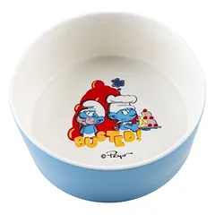 Duvo+ Futternapf "Die Schlümpfe" Kochschlumpf weiß/blau 1000 ml für Hunde
