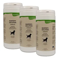 Lecker.Pet Barfer's Solution Complete Universal Nährstoff Pulver für Hunde