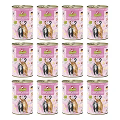 GranataPet DeliCatessen & Seafood - be grūdų šlapias kačių maistas, su lašiša ir jūros gėrybėmis, Salmon / 12x 400g — 2 nuotrauka