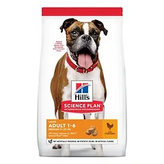 Hill's Hundetrockenfutter Science Plan Adult Light Medium Huhn