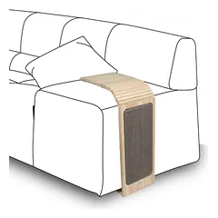 Pakabinama nagų draskymo lenta 25x10x55 cm — 4 nuotrauka