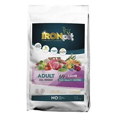 IRONpet LAMB Adult All Breed vieno baltymo pašaras suaugusiems šunims