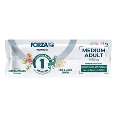 Forza10 Medium Diet Deer With Potatoes sausas maistas vidutinio dydžio šunims su elnienos mėsa ir bulvėmis, 12 kg — 3 nuotrauka