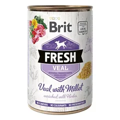 BRIT FRESH veal & millet 400 g veršiena ir soros