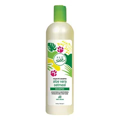 Pet Silk Vegan Aloe Vera Oatmeal Šampūnas - drėkinamasis ir raminamasis šampūnas šunims ir katėms, su alaviju ir avižomis, koncentratas 1:16