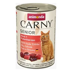 Animonda Carny Senior su jautiena ir kalakutų širdimis 400 g