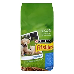 FRISKIES Junior s kuřecím masem, přídavkem mléka a zeleninou 15 kg