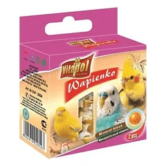 Vitapol Mineral Block Orange mineralinis akmuo paukščiams su apelsinais, 35 g