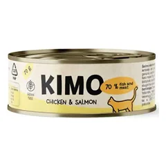 Kimo Chicken&Salmon konservai katėms su vištiena ir lašiša 70g