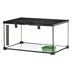 Terariumas PawHut 50x30x25cm., juodos spalvos