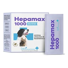 Bioveterinary Hepamax 1000 maisto papildas augintiniams N28