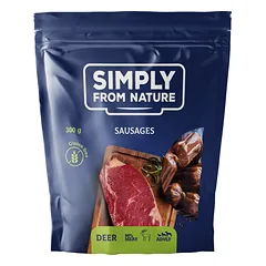 SIMPLY FROM NATURE Sausages with deer natūralūs skanėstai su elniena 300 g