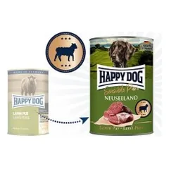 Happy Dog Sensitive Pure Neuseeland konservai šunims su ėriena, 400 g