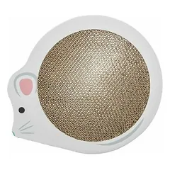 Trixie Junior Cat Scratching Cardboard Mouse with Catnip, 35 x 2,5 x 29,5 cm