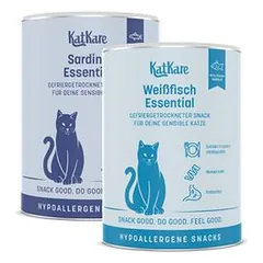 KatKare Cat Treats Box Hypoallergener Fischgenuss