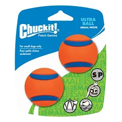 Chuckit! Ultra Ball patvarus kamuolys šunims S, 2pak