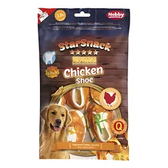 Nobby Starsnack Barbecue Chicken Shoe coloured 60 g, skanėstai šunims