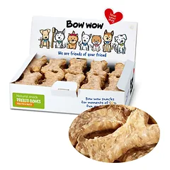 Skanėstai šunims BOW WOW Prebio bones su paukštiena ir juka, 30 vnt.