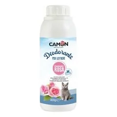 Camon dezodorantas kačių kraikui ir graužikų narvams su rožių kvapu, 400 g