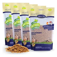 Lyra Pet® džiovinti miltiniai vabalai, 5 x 10 L — 1 nuotrauka