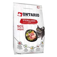 Ontario Cat Sterilized Lamb 400 g parduotuvėje petreon.lt