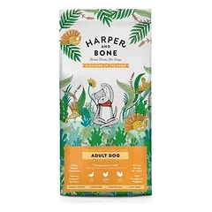Harper and Bone Flavours Farm sausas maistas suaugusiems vidutinių ir didelių veislių šunims, 12 kg