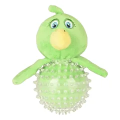 Flamingo Wilco Chicken TPR žaislas šunims, žalias, 16 cm