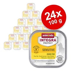 Sparpaket animonda Integra Protect Adult Sensitive 24 x 100 g Schale