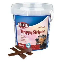 TRIXIE skanėstai šunims, minkštas užkandis Happy Juostelės 500 g — 2 nuotrauka