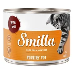 Smilla paukštienos puodeliai, drėgnas maistas katėms, ekonominė pakuotė 24 x 200 g — 5 nuotrauka