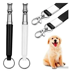 2er Set Ultraschallpfeifen für Hunde, ideal für Rückruftraining