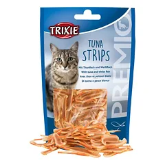 Trixie Premio Tuna Strips skanėstas katėms su tunu ir baltomis žuvimis, 20 g