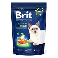 BRIT Cat Premium by Nature Sterilised salmon 800 g