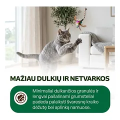 Kačių kraikas su gėlių esencija, 1,5 mm granulė, 2,6 kg / 6 l — 3 nuotrauka