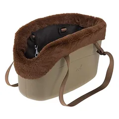 Ferplast Transporttasche für kleine Hunde aus gummiertem WITH-ME WINTER