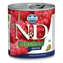 Farmina N&D Quinoa Digestion Lamb drėgnas maistas suaugusiems šunims virškinimo palaikymui, 285 g