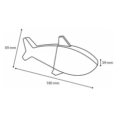 Flamingo snowy fish atvėsinantis žaislas šuniui, 18 cm — 3 nuotrauka