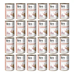 BRIT Veterinary Diet Renal Tuna&Salmon&Pea  maistas šunims 24x400g