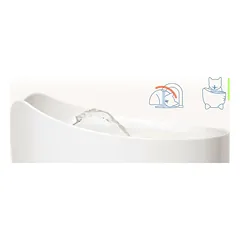 Automatinė vandens gertuvė fontanas katėms ir kitiems gyvūnams, Catit Pixi, 2,5 l, žalios spalvos — 4 nuotrauka