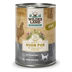 WILDES LAND PUR konservai katėms su vištiena ir dygminų aliejumi, 400 g