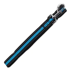 Dog Fantasy Leash Neoprene M/L pavadėlis šunims, su atspindinčiais elementais, mėlynas, 2,5×120 cm
