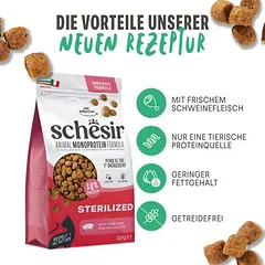 Schesir Sterilized & Light su kumpiu, sausas maistas katėms, > 10 kg — 2 nuotrauka