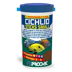 PRODAC CICHLID STICKS SMALL mažos lazdelės ciklidams 250ml 90g