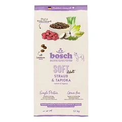 BOSCH HPC Soft Adult 12 kg stručių ir tapiokos monobaltymė maistas šunims