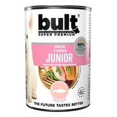 BULT Junior drėgnas maistas šuniukams, pilnavertis, skardinė 400 g — 3 nuotrauka