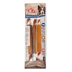 8IN1 flavours trigubo skonio skanėstas šunims Mega Ribs, 140g — 2 nuotrauka